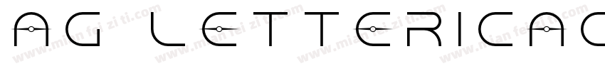 AG LettericaCompress字体转换